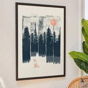 Wall Fabric Art Print